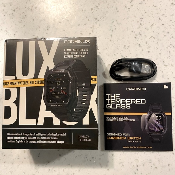 Carbinox Lux Black Smartwatch - Picture 1 of 1